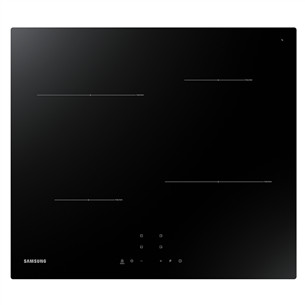 Samsung, platums 59 cm, melna - Iebūvējama indukcijas plīts virsma NZ64T3706A1/UR