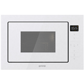Gorenje, 25 L, 900 W, balta - Iebūvējama mikroviļņu krāsns ar grilu