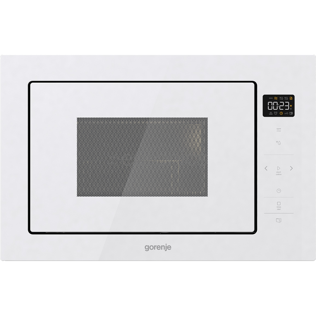 Gorenje, 25 L, 900 W, balta - Iebūvējama mikroviļņu krāsns ar grilu