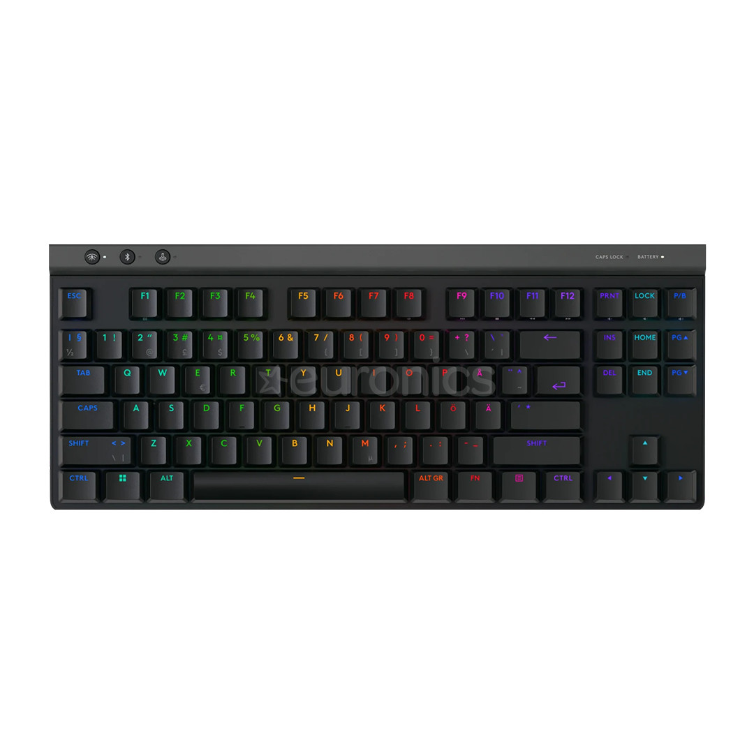 Logitech G515 Lightspeed, Tactile, US, black - Wireless keyboard