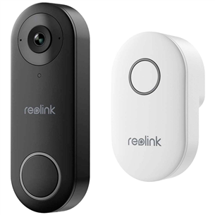 Reolink D340W, 5 MP, Wi-Fi, melna - Viedais durvju zvans ar kameru