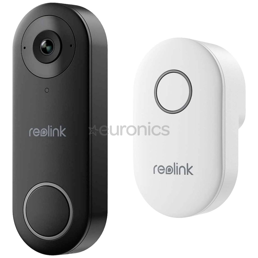 Reolink D340W, 5 MP, Wi-Fi, melna - Viedais durvju zvans ar kameru