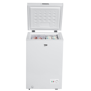 Beko, 98 L, platums 54.5 cm, balta - Lādes tipa saldētava