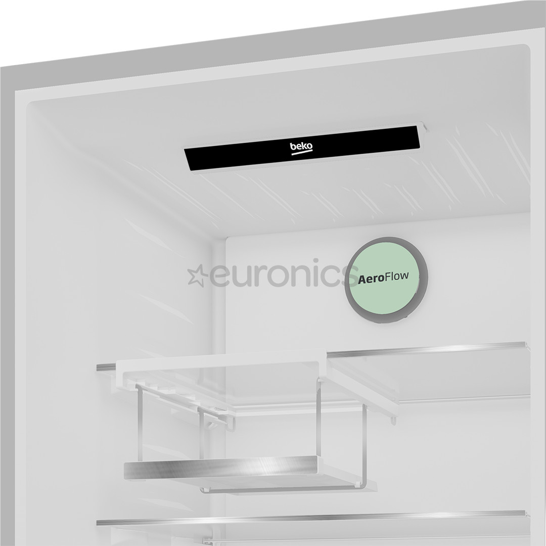 Beko, No Frost, 316 L, augstums 187 cm, tumša nerūsējošā tērauda - Ledusskapis