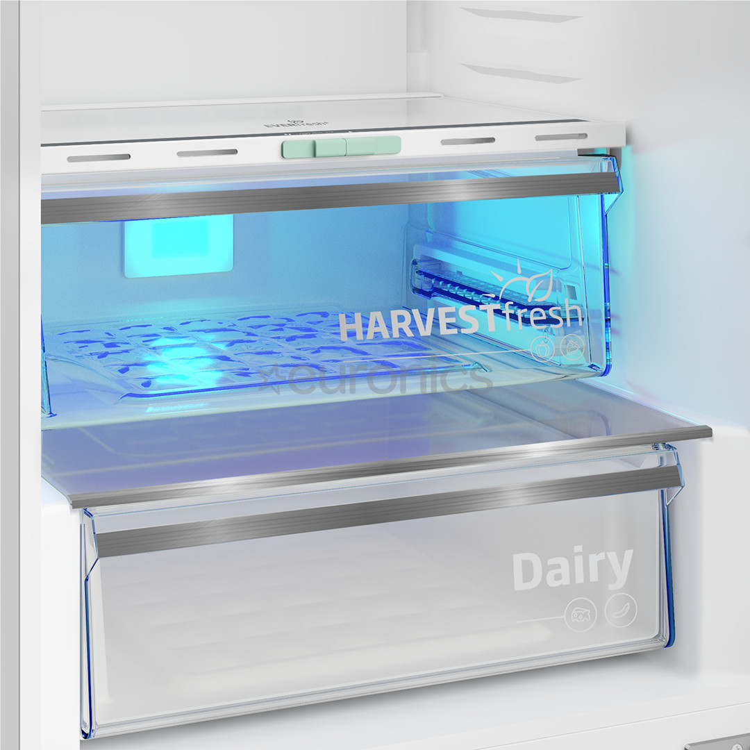 Beko, No Frost, 316 L, augstums 187 cm, tumša nerūsējošā tērauda - Ledusskapis