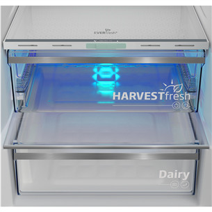 Beko, No Frost, 316 L, augstums 187 cm, tumša nerūsējošā tērauda - Ledusskapis