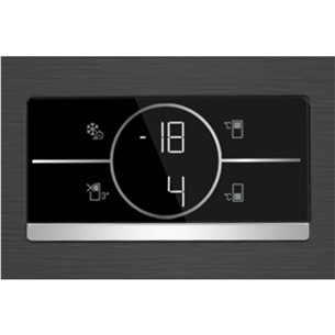 Beko, No Frost, 316 L, augstums 187 cm, tumša nerūsējošā tērauda - Ledusskapis