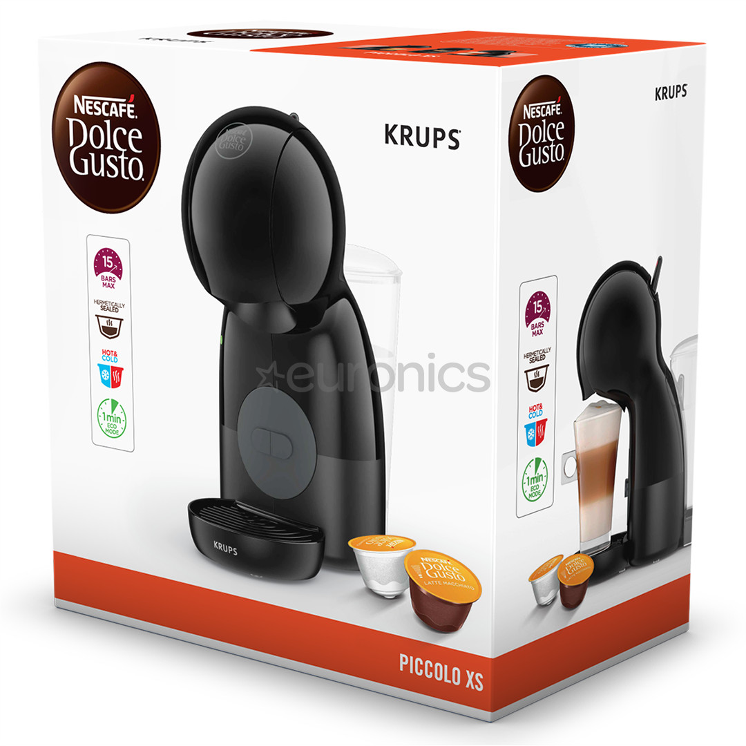 Krups NESCAFÉ® Dolce Gusto® Piccolo XS, melna - Kapsulu kafijas automāts