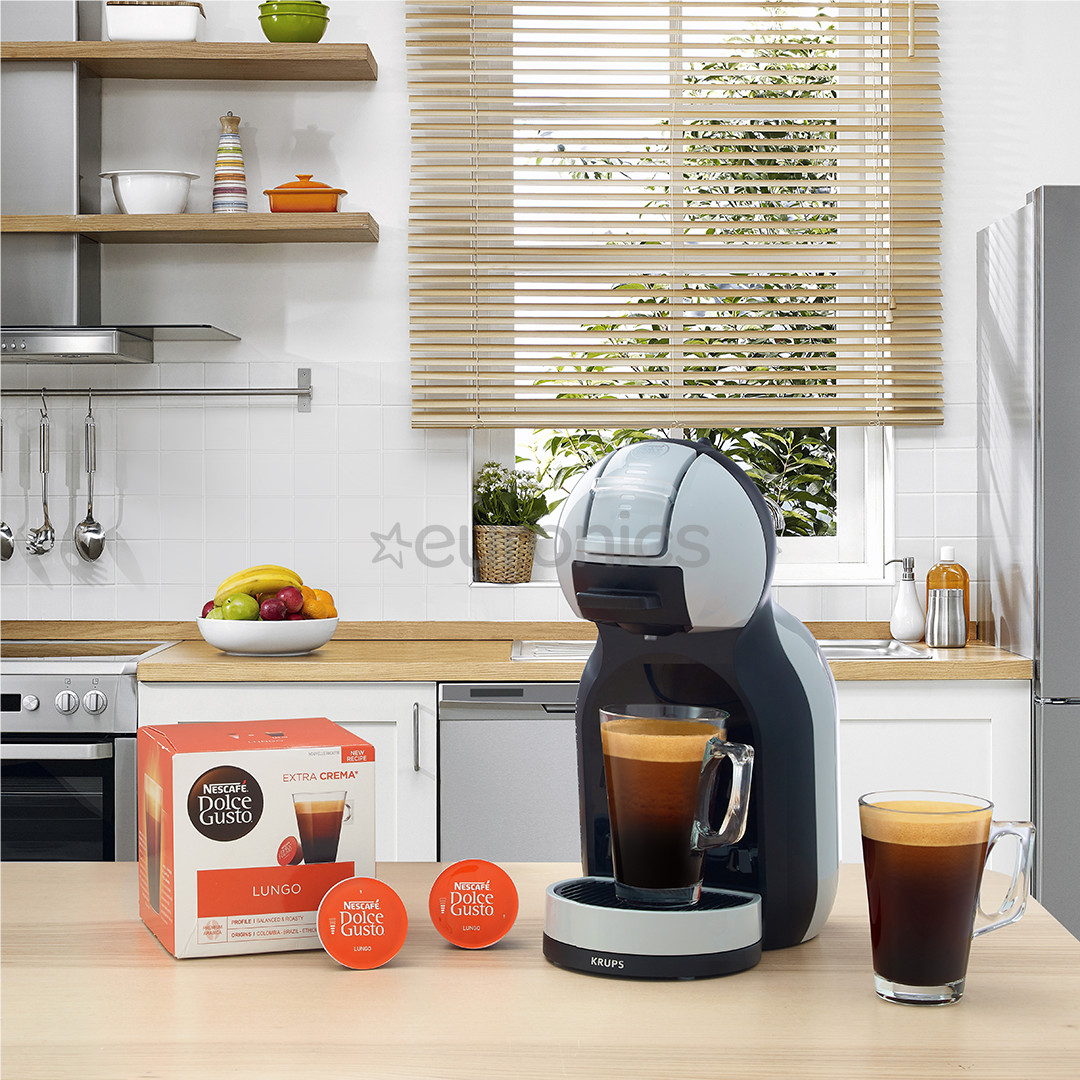 Krups NESCAFÉ® Dolce Gusto® Mini Me, pelēka/melna - Kapsulu kafijas automāts