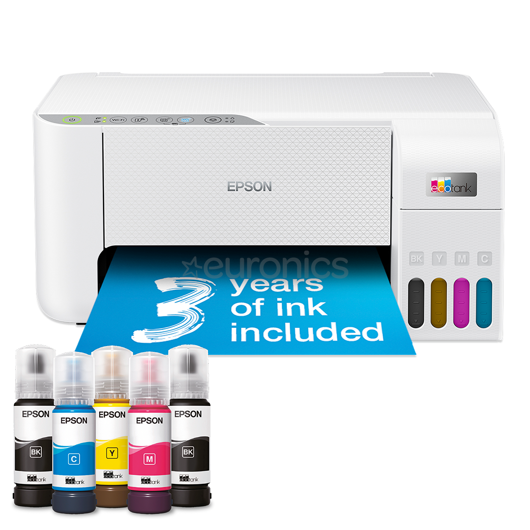 Epson EcoTank L3276, Wi-Fi, balta - Daudzfunkciju tintes printeris