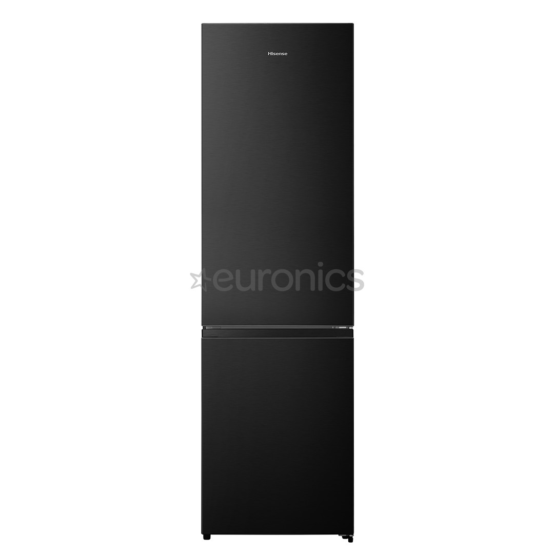 Hisense, NoFrost 336 L, height 201 cm, black - Refrigerator