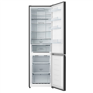 Hisense, NoFrost 336 L, height 201 cm, black - Refrigerator