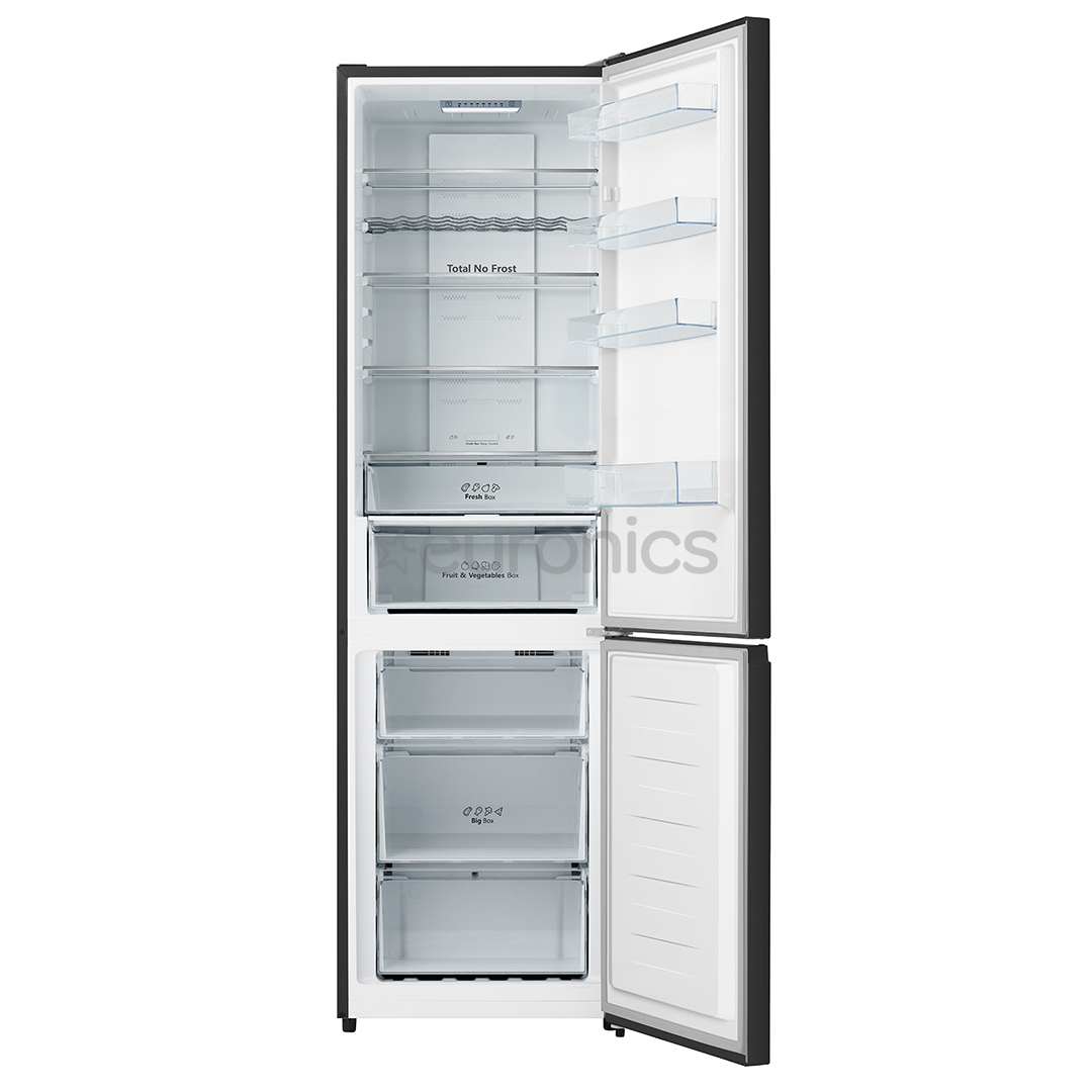 Hisense, NoFrost 336 л, высота 201 см, черный - Холодильник