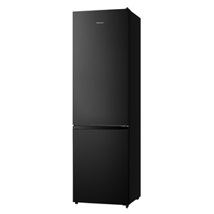 Hisense, NoFrost 336 L, height 201 cm, black - Refrigerator