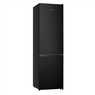 Hisense, NoFrost 336 L, height 201 cm, black - Refrigerator