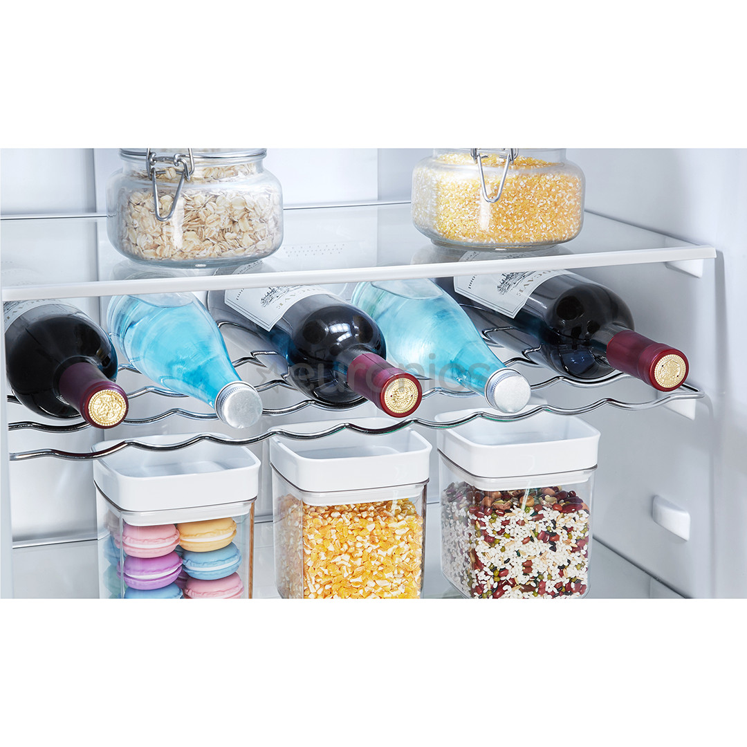 Hisense, NoFrost 336 L, height 201 cm, black - Refrigerator