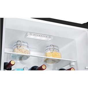Hisense, NoFrost 336 L, height 201 cm, black - Refrigerator
