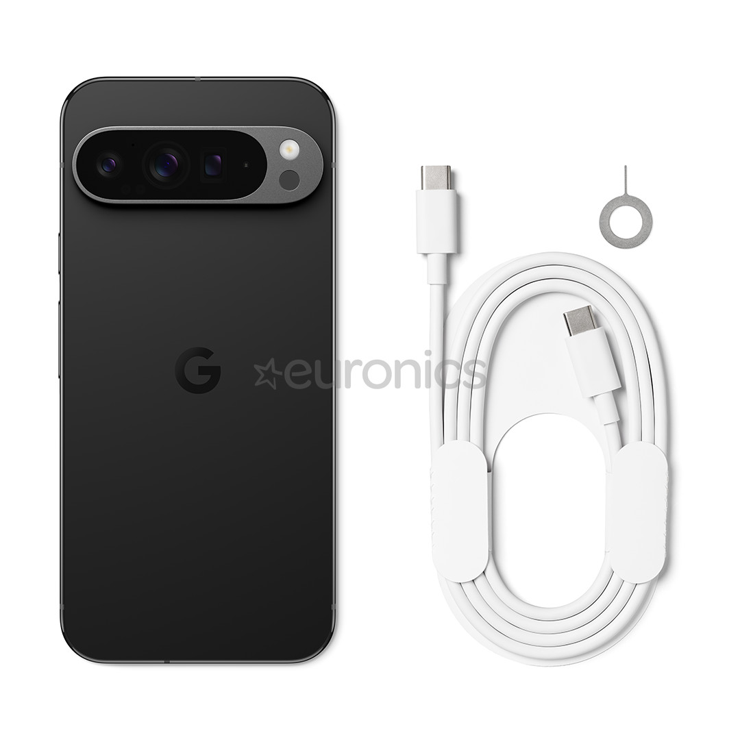 Google Pixel 9 Pro XL, 16 GB, 128 GB, melna - Viedtālrunis