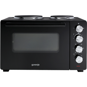Gorenje, 30 L, 3200 W, melna - Mini krāsniņa
