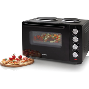 Gorenje, 30 L, 3200 W, melna - Mini krāsniņa