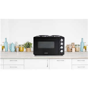 Gorenje, 30 L, 3200 W, melna - Mini krāsniņa