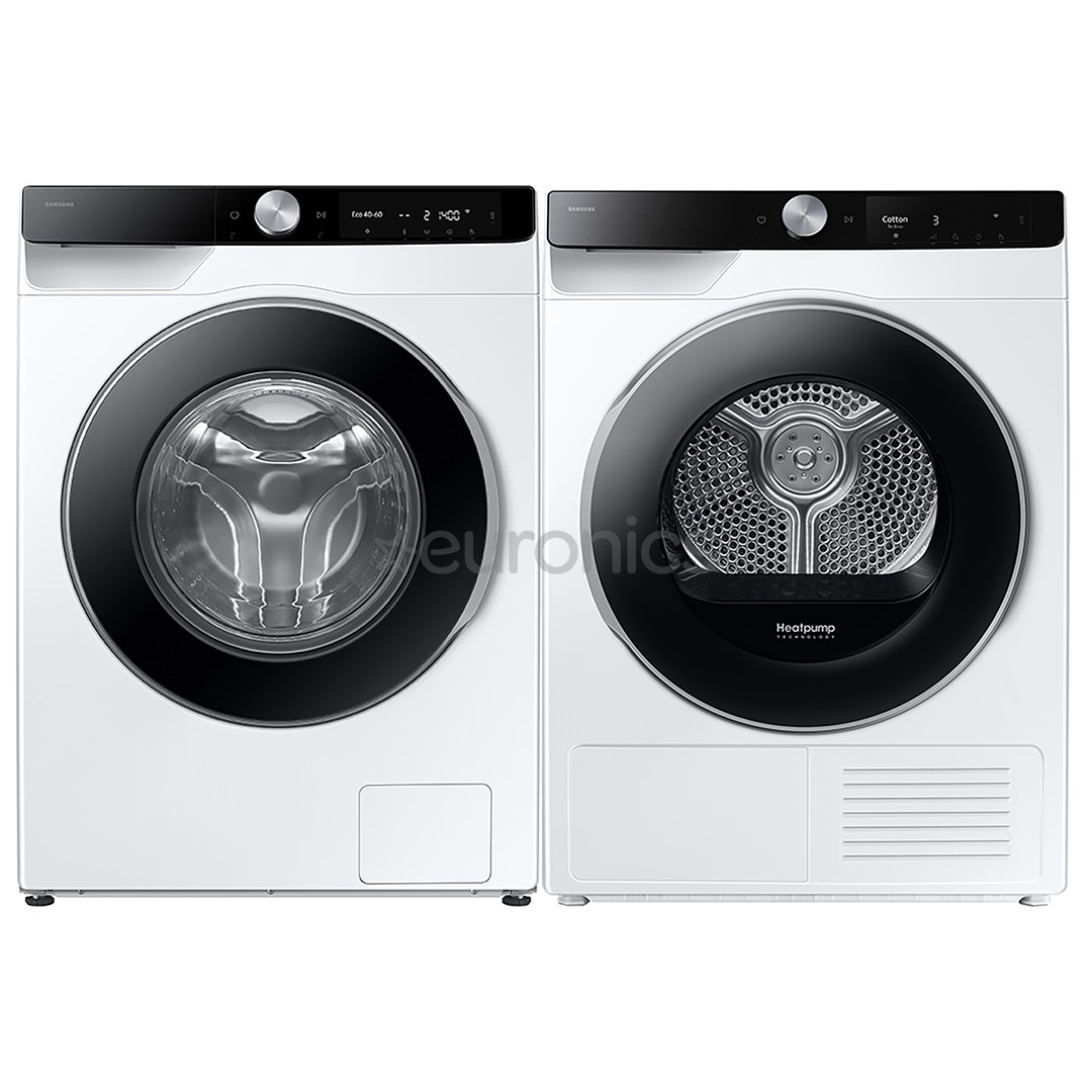 Samsung, 9 kg + 9 kg - Washing machine + Clothes Dryer