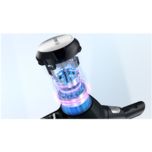 Bosch Unlimited 7, melna - Bezvadu putekļu sūcējs