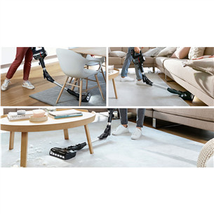Bosch Unlimited 7, melna - Bezvadu putekļu sūcējs