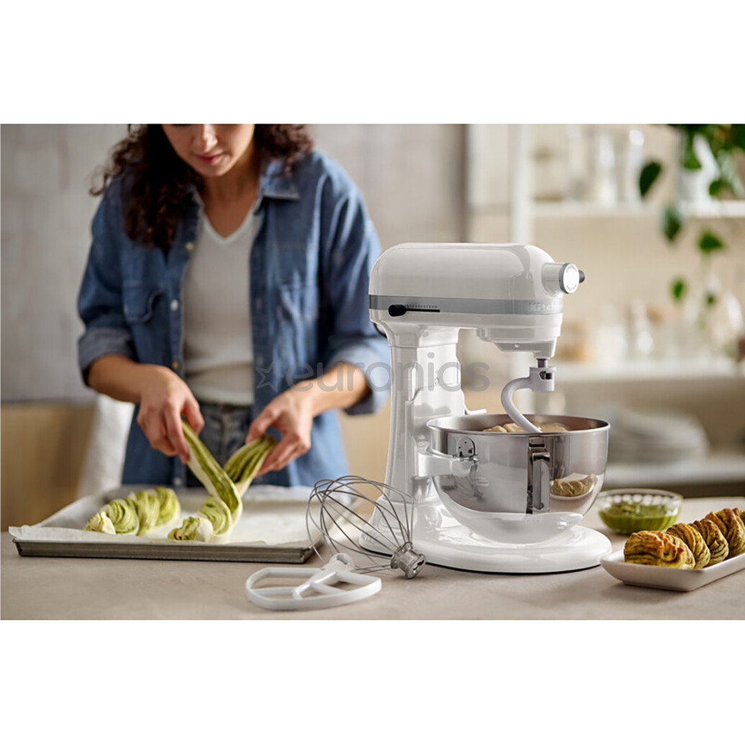 KitchenAid Heavy Duty, 5.2 L, balta - Mikseris