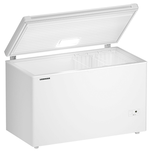 Liebherr, SmartFrost 353 L, platums 125.5 cm, balta - Lādes tipa saldētava