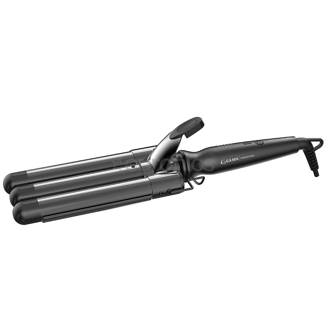 GA.MA Salon Curl, Triferro, черный - Щипцы для завивки