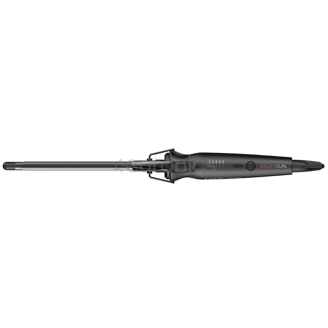 GA.MA Salon Curl, Curly, 9 mm, 140-220 °C, black - Curling iron
