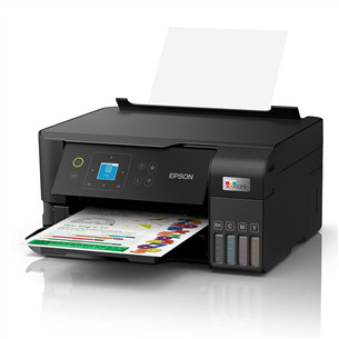Epson EcoTank L3560, WiFi, melna - Daudzfunkciju tintes printeris