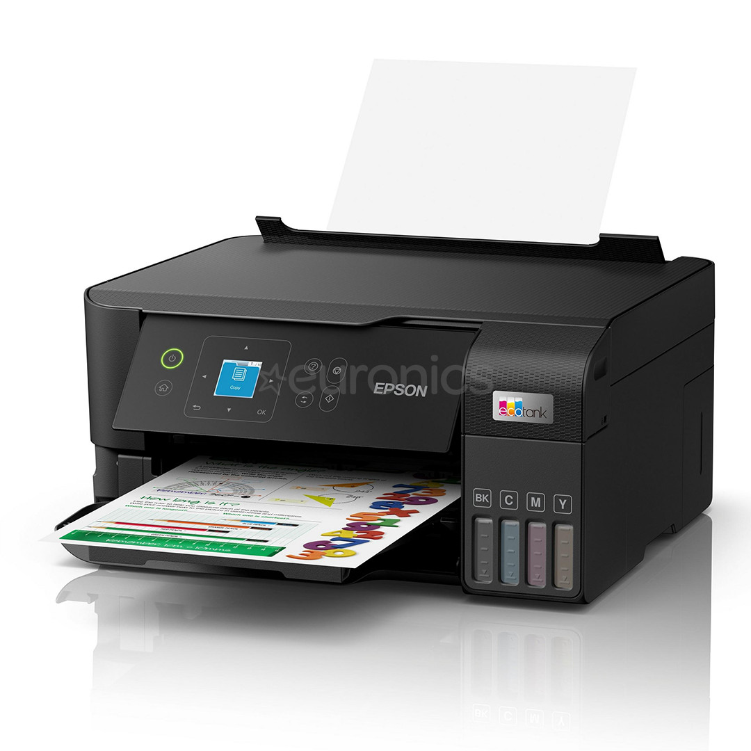 Epson EcoTank L3560, WiFi, melna - Daudzfunkciju tintes printeris