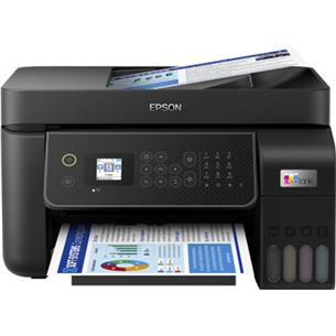 Epson EcoTank L5310, Wi-Fi, LAN, fax, melna - Daudzfunkciju tintes printeris