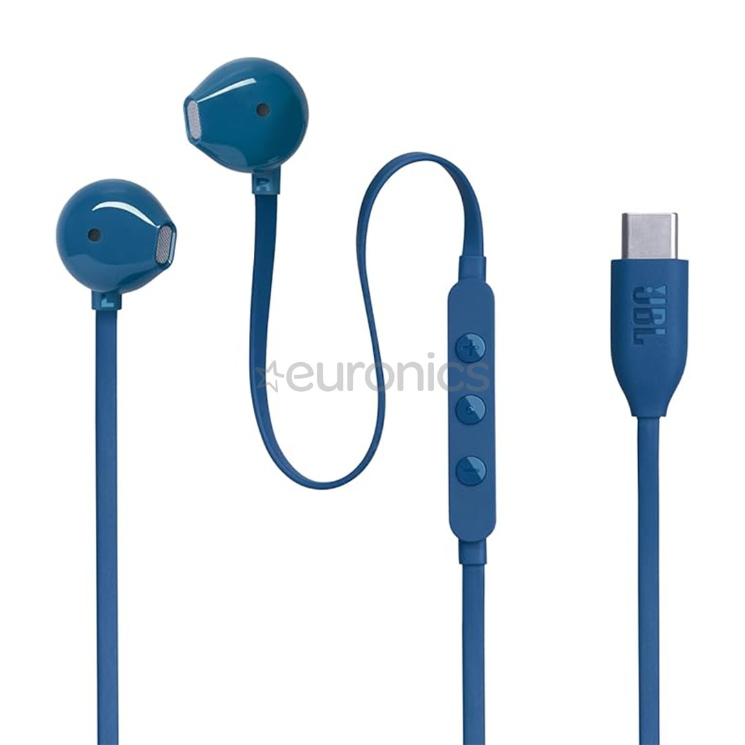 JBL Tune 305C, USB-C, blue - In-ear Headphones