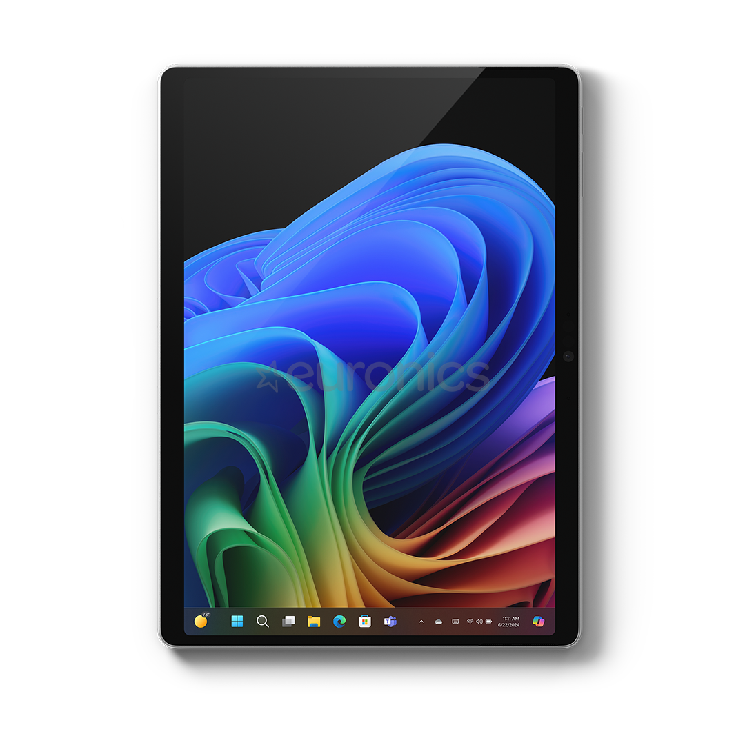 Microsoft Surface Pro 11, 13'', 120 Hz, X Plus, 16 GB, 512 GB, Copilot+, sudraba - Portatīvais dators