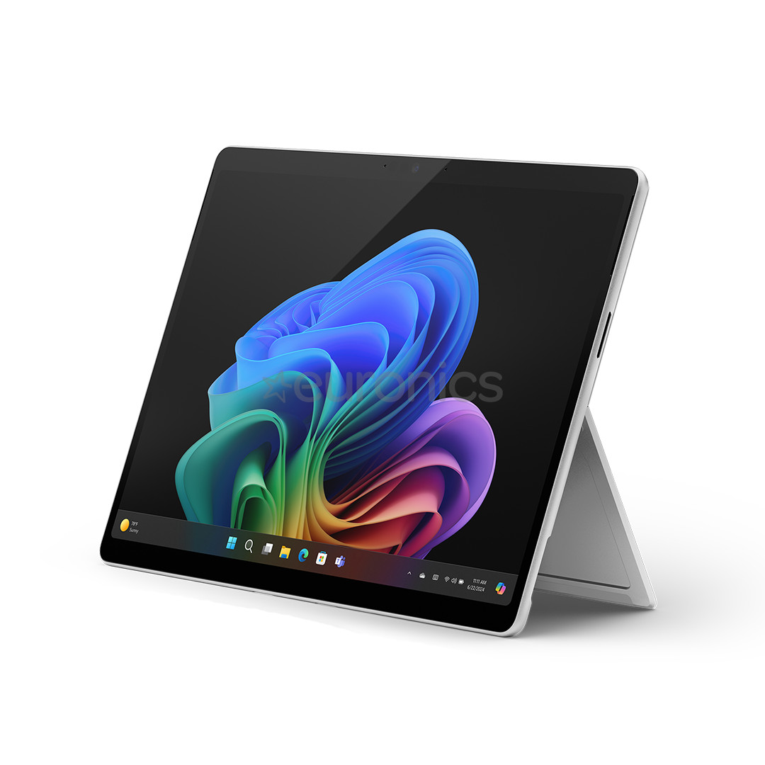 Microsoft Surface Pro 11, 13'', 120 Hz, OLED, X Elite, 16 GB, 512 GB, Copilot+, sudraba - Portatīvais dators