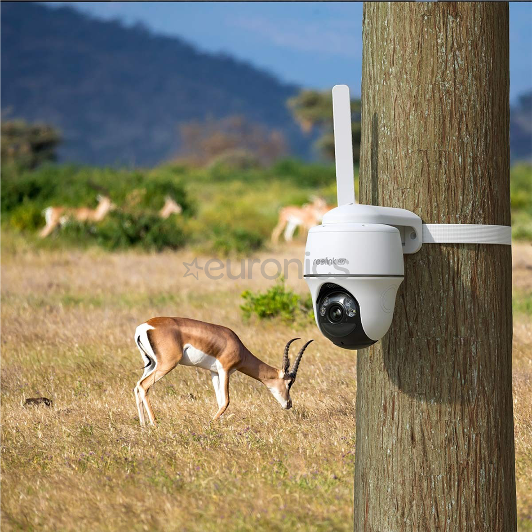 Reolink Go Series G440, 8MP, 4K, 4G LTE, balta - IP kamera ar akumulatoru