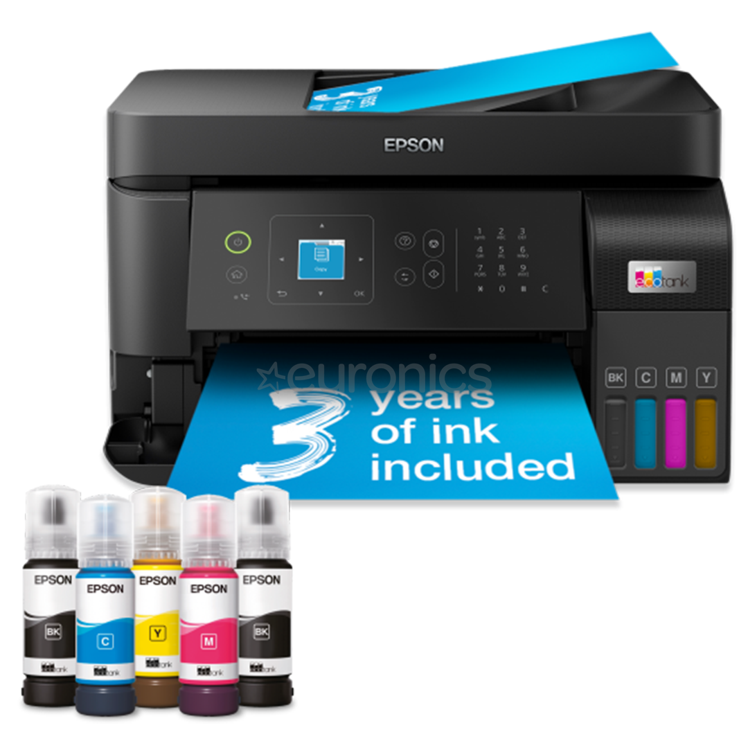 Epson EcoTank L5590, Wi-Fi, melna - Daudzfunkciju tintes printeris