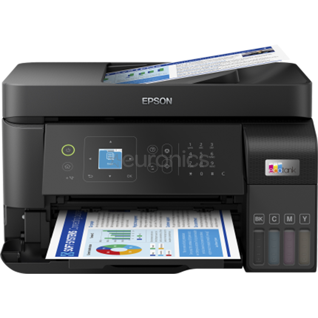 Epson EcoTank L5590, Wi-Fi, melna - Daudzfunkciju tintes printeris