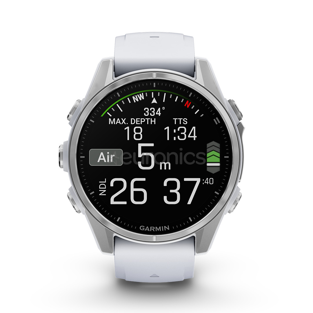 Garmin Fenix 8, 43 мм, светло-серый - Спортивные часы