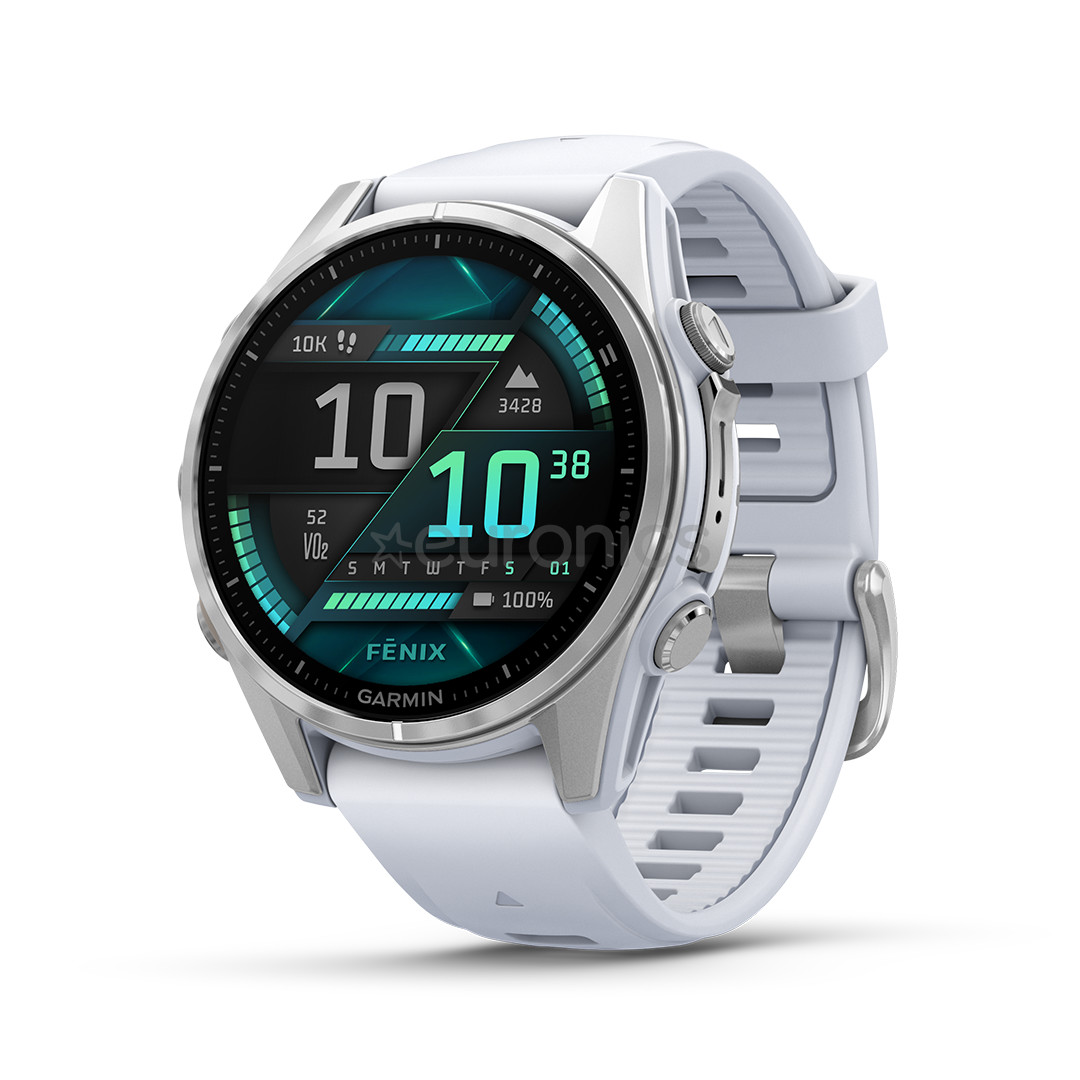 Garmin Fenix 8, 43 мм, светло-серый - Спортивные часы