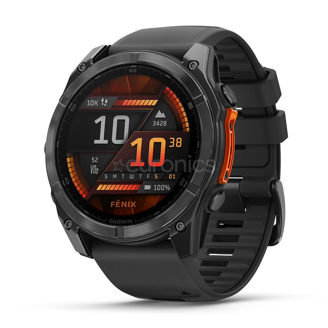 Garmin Fenix 8, 51 мм, темно-серый - Спортивные часы
