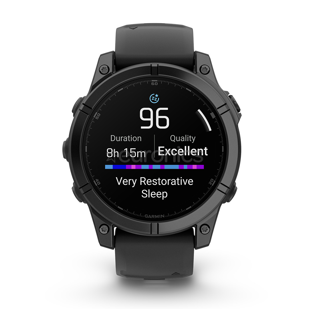 Garmin Fenix E, 47 mm, slate gray steel - Sports watch