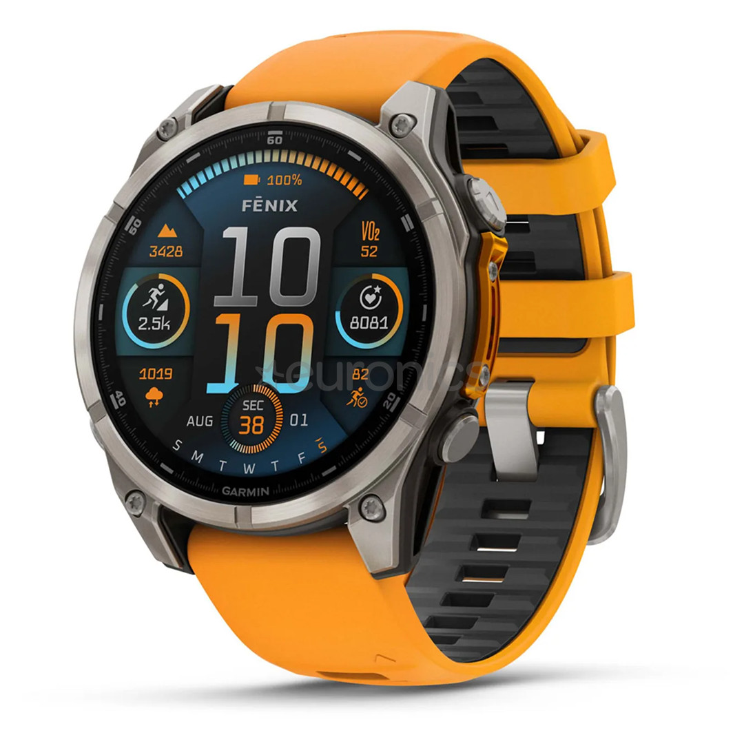 Garmin Fenix 8 Sapphire, 47 mm, pelēka - Viedpulkstenis
