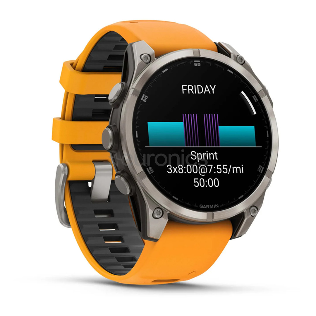 Garmin Fenix 8 Sapphire, 47 mm, pelēka - Viedpulkstenis