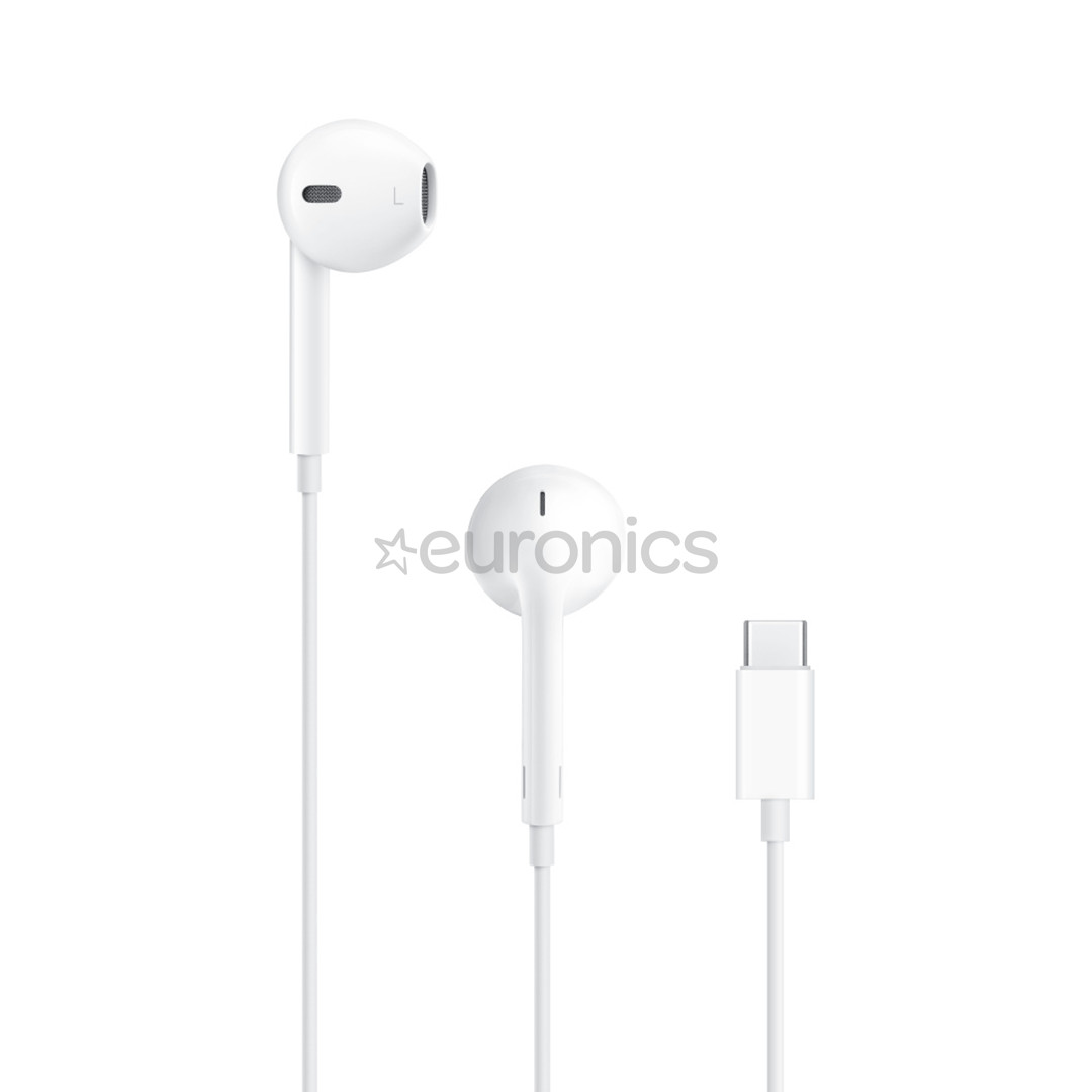 Apple EarPods, USB-C, белый - Внутриканальные наушники