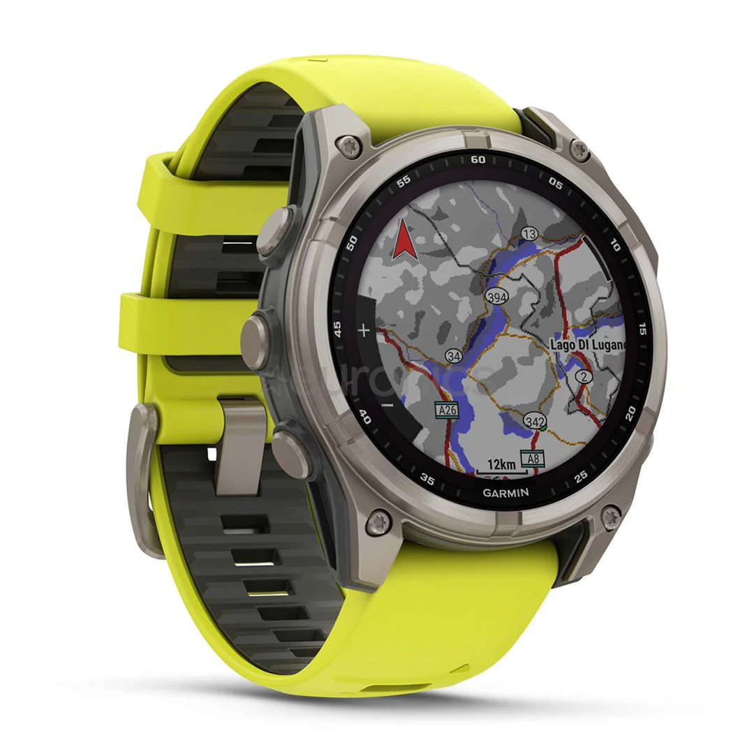 Garmin Fenix 8 Sapphire Solar, 47 mm, titāna - Viedpulkstenis