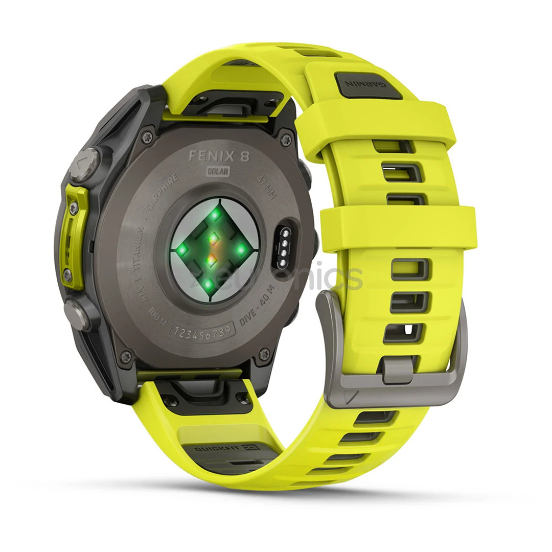 Garmin Fenix 8 Sapphire Solar, 47 mm, titāna - Viedpulkstenis